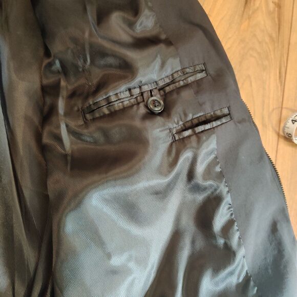 Michael Brandon Men's XLarge Jacket Black Racing Motorcycle Style Bomber Quilted - Picture 10 of 16